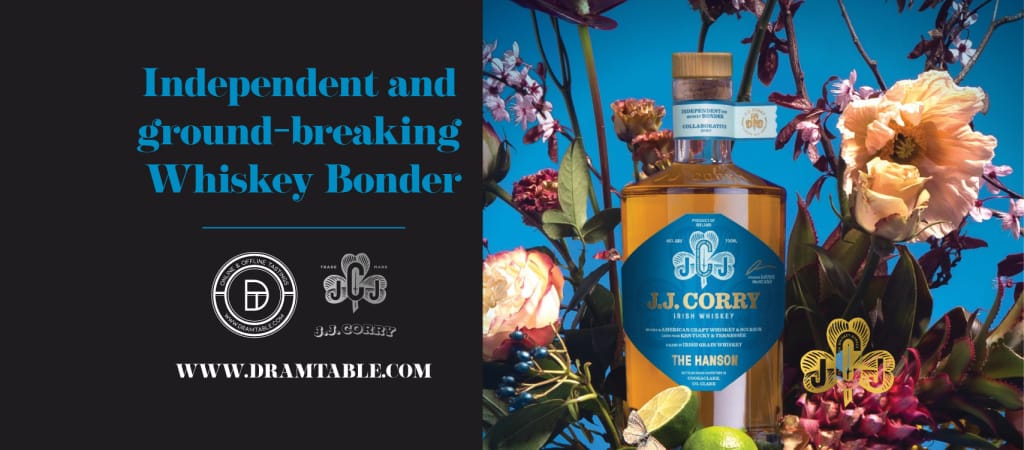 J.J. Corry Irish Whiskey - Dramtable