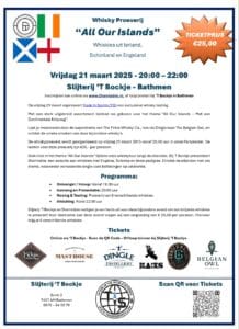 Toonbankposter 17 Maart 2025 Slijterij ´t Bockje Bathmen - All Our Islands- Dramtable